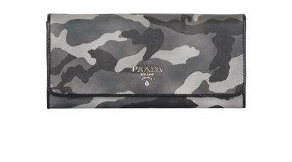 Prada Camouflage Long Wallet, front view